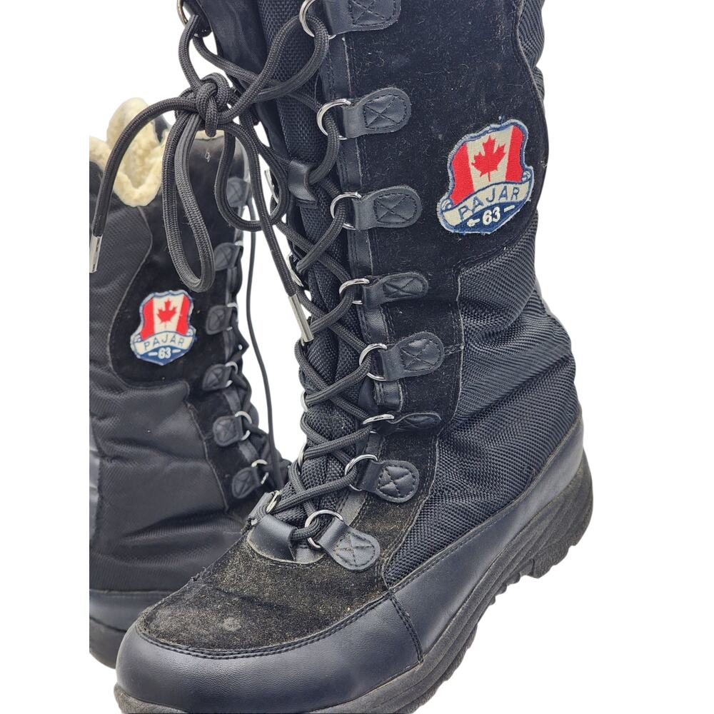 Pajar Boots Womens 7 Winter Hiking Waterproof Snow Cold Weather Canada Gorpcore